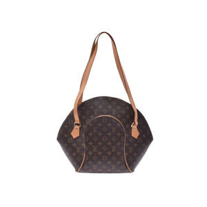 Louis Vuitton Monogram Ellipse Shopping Brown Leather Shoulder Bag